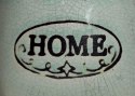 Ceramiczny Wazon-Doniczka w Stylu Vintage w Kolorze Miętowym