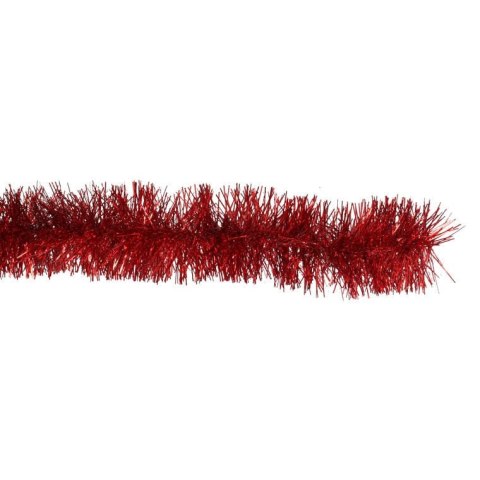 Czerwony Łańcuch Choinkowy z Metalizowanej Folii, 5 cm x 2 m - PRODUKT POLSKI -GOLIAT