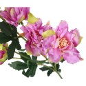 Gałązka z Sześcioma Mini Piwoniami Fioletowymi - Kwiat Sztuczny 60 cm