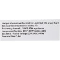 Lampki choinkowe 10 led aniołki na sznurze