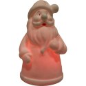 Podświetlana Figurka Mikołaja z Kolorowym Światełkiem LED, 12.5 cm
