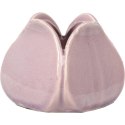 Wazonik ceramiczny w kształcie kwiatu wrzosowy 8x7 cm