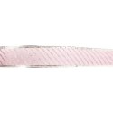 Różowa Wstążka dekoracyjna ze srebrnym obrzeżem 5 cm x 2,7 m do formowania