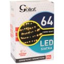Siatka Świetlna LED 1x1M Odporna na Warunki Atmosferyczne z Dodatkowym Gniazdem - Kolor Ciepłego Białego