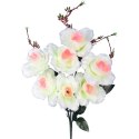 BUKIET 7 RÓŻ BIAŁE 70 CM