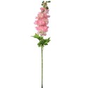 Gałązka Sztucznej Ostróżki w Kolorze Jasno Różowym - 80 cm