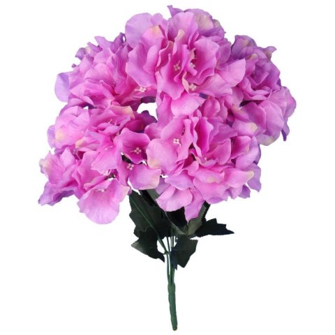 Hortensje Fioletowe - Bukiet 5 Sztuk, Wysokość 45 cm