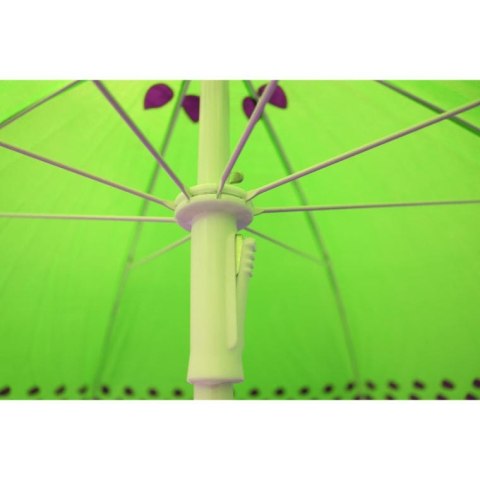 Rozkładany Parasol Plażowy/Ogrodowy 180 cm z Motywem Kiwi i Regulacją Wysokości