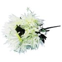 BUKIET 7 SZTUCZNYCH BIAŁYCH ASTRÓW - DEKORACJA WYSOKA JAKOŚĆ 54CM