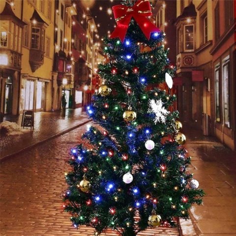 Lampki choinkowe 200 led z efektem flasch multikolor wewnętrzne