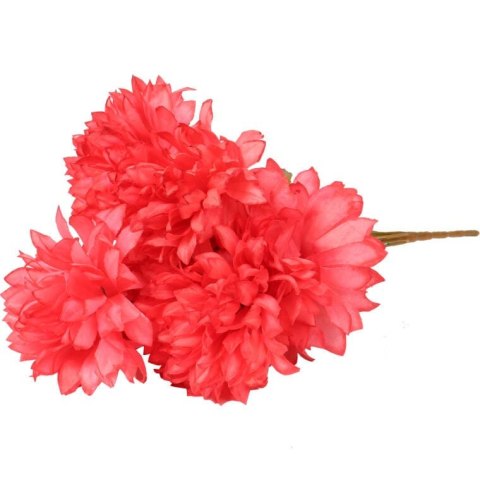 Sztuczny Bukiet Różowych Chryzantem - Dekoracja Cmentarna 43cm