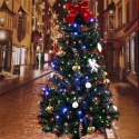 Lampki choinkowe LED multikolor z zasilaniem sieciowym, 200 sztuk - do użytku wewnętrznego