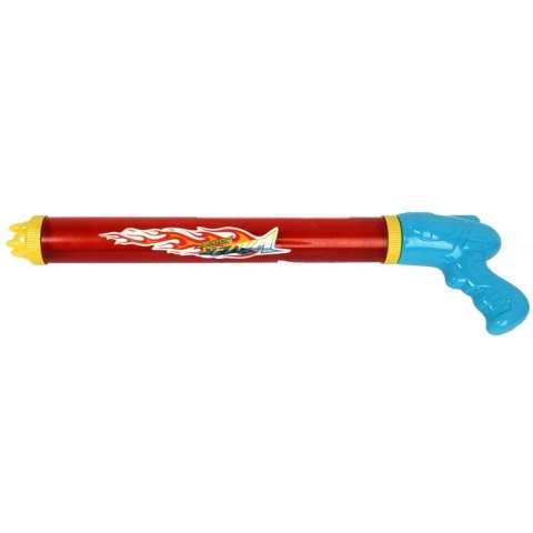 Pistolet na Wodę Śmigus-Dyngus 48cm Czerwony z Pojemnikiem na Wodę