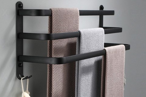 Wieszak Athos 49 cm czarny loft