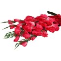 Bukiet Szlachetnych Gladioli w Kolorze Różowym - Sztuczne Kwiaty o Naturalnym Wyglądzie, 65cm