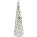 BIAŁA SIZALOWA CHOINKA-STOŻEK 40 CM - DEKORACJA ŚWIĄTECZNA