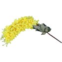 BUKIET SZTUCZNYCH BZÓW W KOLORZE ŻÓŁTYM, WYSOKOŚĆ 54 CM