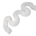 Łańcuch Choinkowy Biały Gęsty z Metalizowanej Folii GC 10cm 3m Goliat