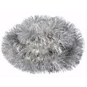Łańcuch choinkowy fluorestencyjny srebrny fi 15 cm x 3 m