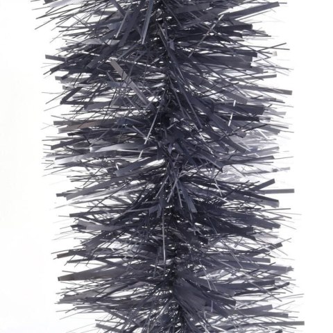 Luksusowy Szary Łańcuch Choinkowy Goliat, 7cm x 200cm, z Metalizowanej Folii