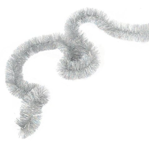 Srebrny Łańcuch Choinkowy Fluorescencyjny fi 7 cm 2m od GOLIAT PIŁA POLSKA