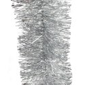 Srebrny Łańcuch Choinkowy Gęsty 10cm x 3m Goliat Premium