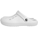 DAMSKIE KLAPKI ogrodowe/basenowe buty LEKKIE chodaki PIANKOWE BIAŁE/39