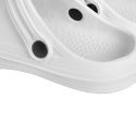 DAMSKIE KLAPKI ogrodowe/basenowe buty LEKKIE chodaki PIANKOWE BIAŁE/39