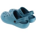 MĘSKIE KLAPKI ogrodowe/basenowe buty LEKKIE chodaki PIANKOWE NIEBIESKIE 42