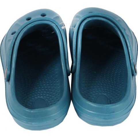 MĘSKIE KLAPKI ogrodowe/basenowe buty LEKKIE chodaki PIANKOWE NIEBIESKIE 44