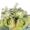 BUKIET 10 RÓŻ 30 CM KOLOR ZIELONY