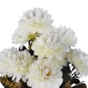BUKIET 9 CHRYZANTEM 38 CM KOLOR BIAŁY