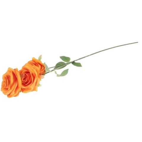 GAŁĄZKA 3 RÓŻ 66 cm KOLOR POMARAŃCZOWY