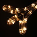 BOŻONARODZENIOWA DEKORACJA Z WĘŻA ŚWIETLNEGO LED- PŁATEK ŚNIEGU SNIEŻYNKA 38 CM
