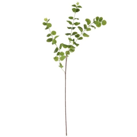 Gałązka Sztucznych Liści Eukaliptusa 80 cm zielona