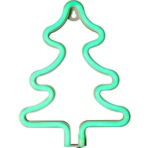 BOŻONARODZENIOWA DEKORACJA ŚWIETLNA LED - NEON CHOINKA 23 CM