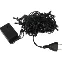 LAMPKI CHOINKOWE 100 LED TYPU RYŹ Z PROGRAMATOREM CIEPŁE BIAŁE