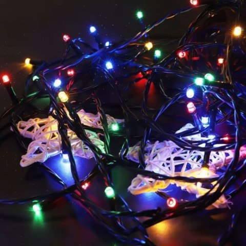MOCNE LAMPKI CHOINKOWE 500 LED MULTI ZEWNĘTRZNE WEWNĘTRZNE PROGRAMATOR 40M
