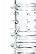 A-TOYS, Penis Sleeve, TPR, Transparent, 15.3 cm