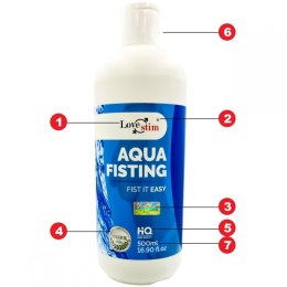 AQUA FISTING PROFESJONALNY WODNY ŻEL FO FISTINGU 500ml