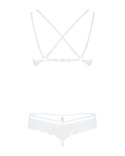 Bielizna-860-SET-2 komplet 2-częściowy biały S/M