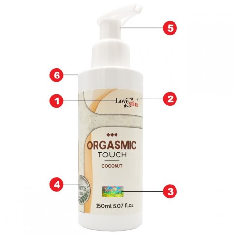 ORGASMIC TOUCH Orgazmowy żel do masażu i stymulacji kokosowy 150m