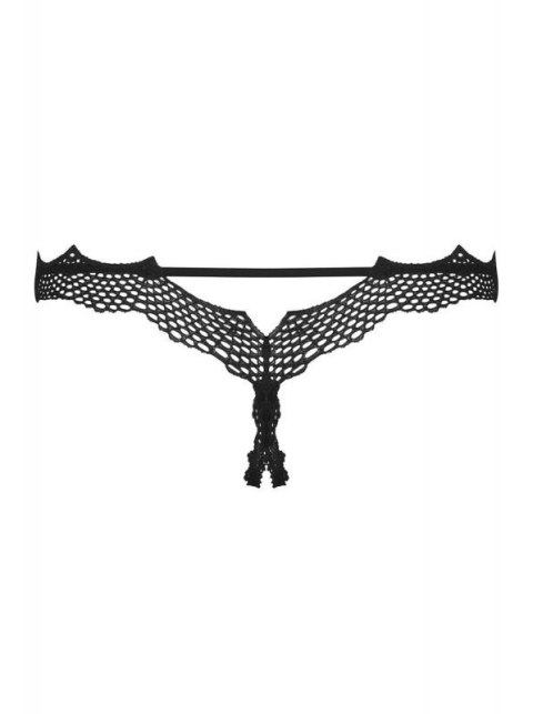 Bielizna-Bravelle stringi otwarte czarne L/XL