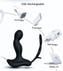 Wibrator-Silicone Massager 7 Function and Heating Function, Black