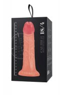 Realistic dildo Caliber 18/4 , PVC, flesh, length 18cm, diameter 4cm
