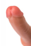 Realistic dildo Caliber 18/4 , PVC, flesh, length 18cm, diameter 4cm