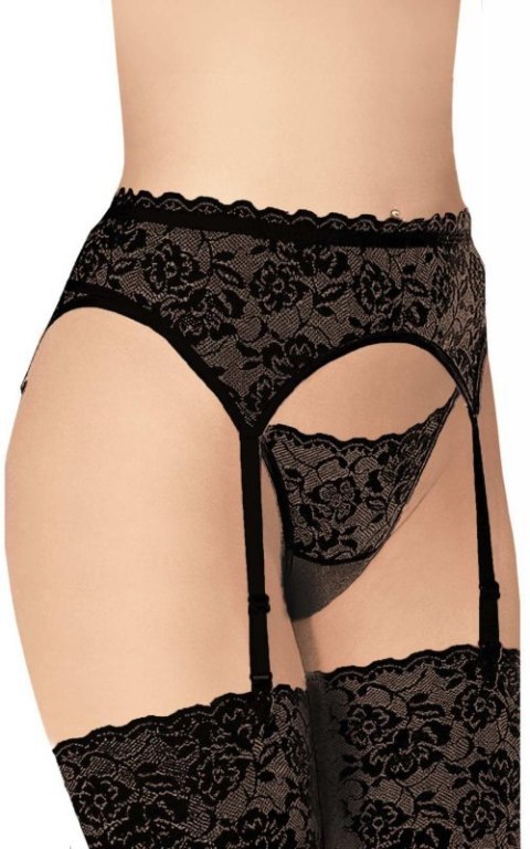 Garterbelt 3305 - Plus Size - black 2XL