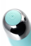 Relief vibrator with clitoral stimulation Flovetta Flax, silicone, mint, 17.5 cm