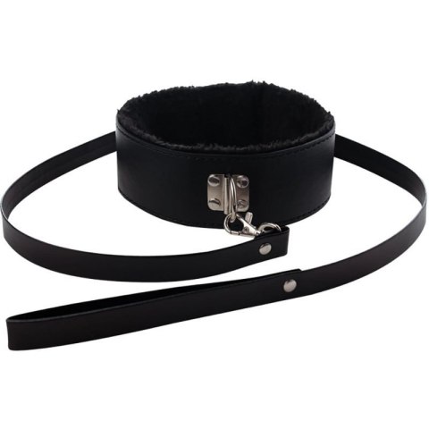 Collar with detachable leash