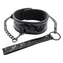 Collar with detachable leash